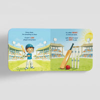 Little Cricketer | Cricket Board Book for Kids Aged 0–5