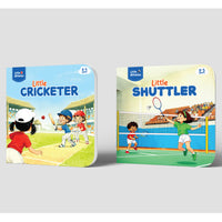 Little Athletes Bundle: Cricket + Badminton - Board Books for Kids Aged 0–5