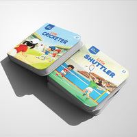 Little Athletes Bundle: Cricket + Badminton - Board Books for Kids Aged 0–5