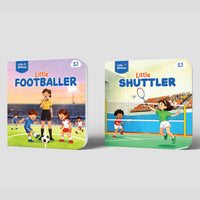 Little Athletes Bundle: Football + Badminton - Board Books for Kids Aged 0–5
