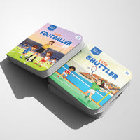 Little Athletes Bundle: Football + Badminton - Board Books for Kids Aged 0–5