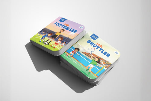 Little Athletes Bundle: Football + Badminton - Board Books for Kids Aged 0–5