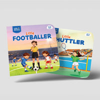 Little Athletes Bundle: Football + Badminton - Board Books for Kids Aged 0–5