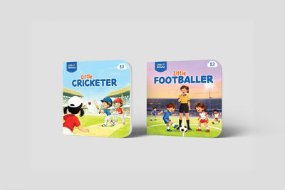 Little Athletes Bundle — Cricket + Football - Board Books for Kids Aged 0–5
