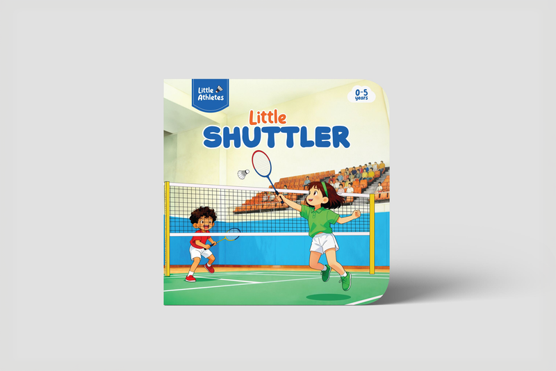 Little Shuttler | Badminton Board Book for Kids Aged 0–5