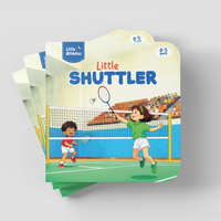 Little Shuttler | Badminton Board Book for Kids Aged 0–5