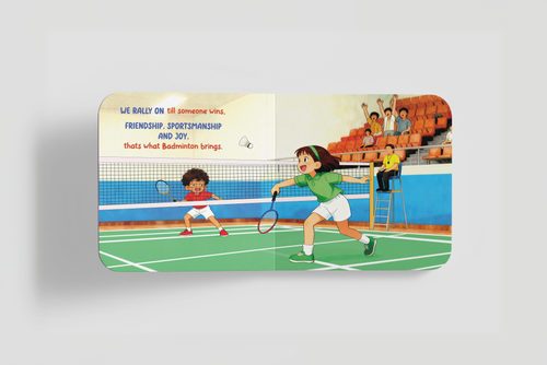 Little Shuttler | Badminton Board Book for Kids Aged 0–5